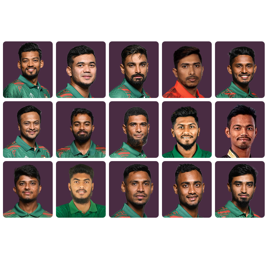 ICC T20 World Cup 2024 BAN squad