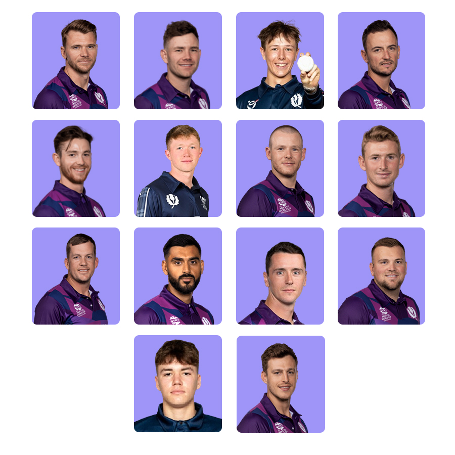 ICC T20 World Cup 2024 SCOTLAND squad